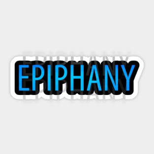 Epiphany Book Title Sticker